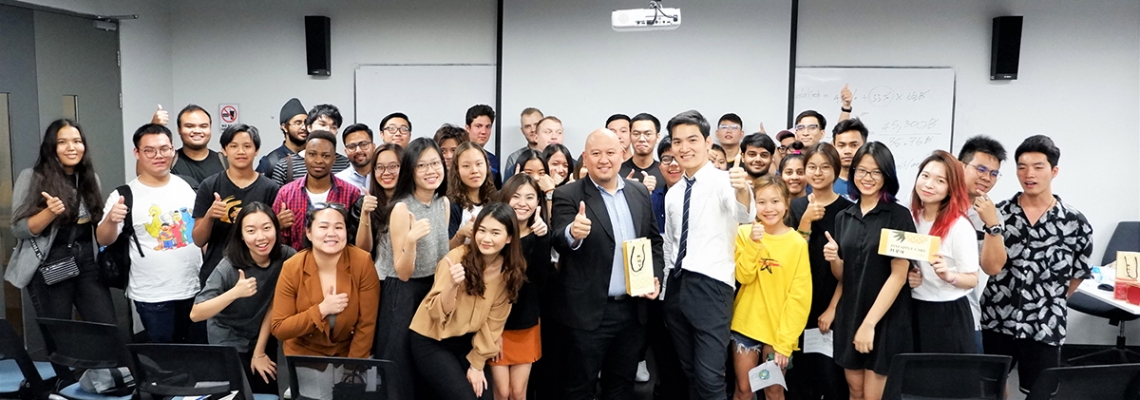 Marketing Stamford Guest Speaker Champ Bajang
