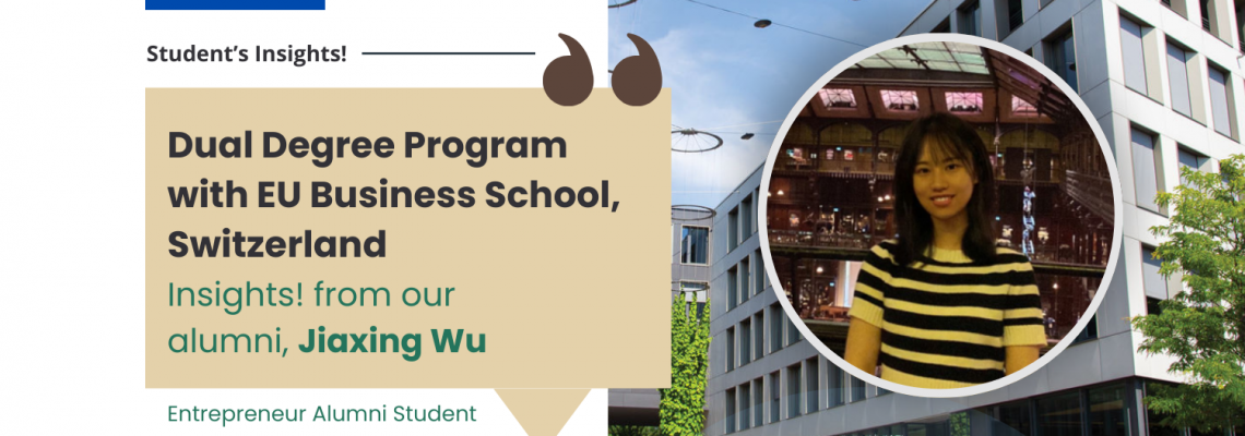 Alumni Insights: Jiaxing Wu’s Dual Degree Experience at EU Business School